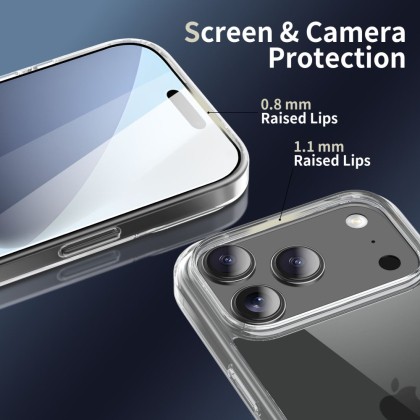 TECH-PROTECT FLEXAIR HYBRID IPHONE 17 PRO MAX CLEAR