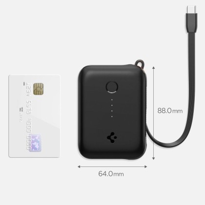 SPIGEN ESSENTAIL EA3010BT POWER BANK 10000MAH 30W BLACK