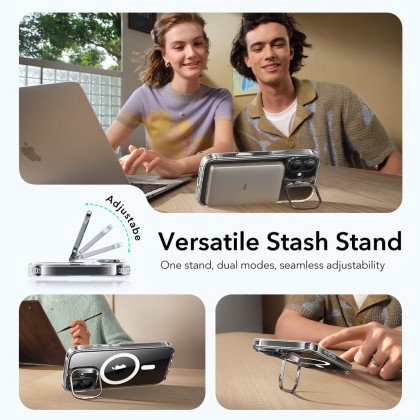 ESR CLASSIC HYBRID KICKSTAND MAGSAFE IPHONE 17 CLEAR