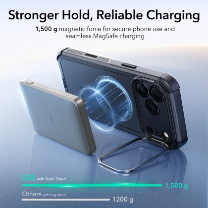 ESR CYBER KICKSTAND MAGSAFE IPHONE 17 PRO MAX BLACK