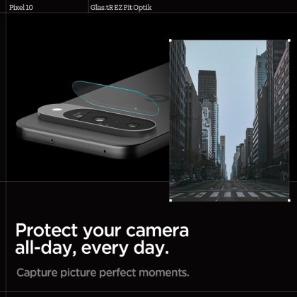 OSŁONA APARATU SPIGEN OPTIK GLAS.TR CAMERA PROTECTOR 2-PACK GOOGLE PIXEL 10 CRYSTAL CLEAR