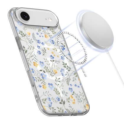 Силиконов кейс с MagSafe за iPhone 17 Air от Tech-Protect FlexAir - Spring Flowers