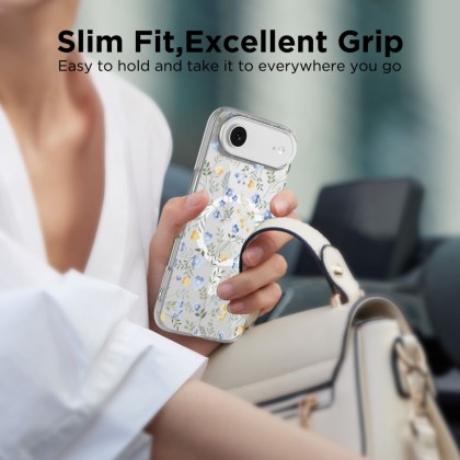 Силиконов кейс с MagSafe за iPhone 17 Air от Tech-Protect FlexAir - Spring Flowers