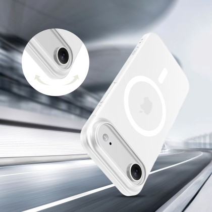 Тънък кейс с MagSafe за iPhone 17 Air от Tech-Protect MagSlim - Matte White