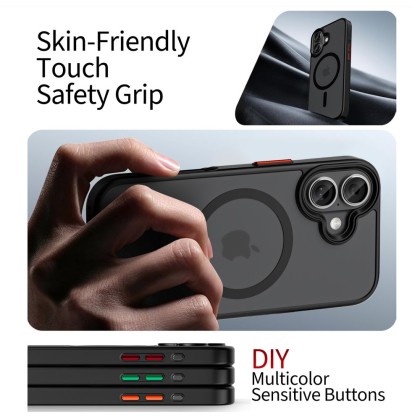 TECH-PROTECT MAGMAT XT 4-SET MAGSAFE IPHONE 17 MATTE BLACK