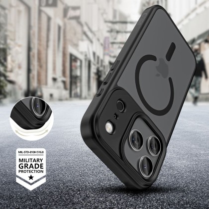 TECH-PROTECT MAGMAT XT 4-SET MAGSAFE IPHONE 17 PRO MAX MATTE BLACK