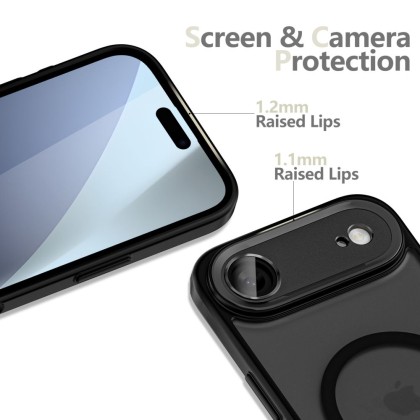 TECH-PROTECT MAGCAM MAGSAFE IPHONE 17 AIR MATTE BLACK