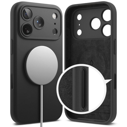 RINGKE SILICONE MAGNETIC MAGSAFE IPHONE 17 PRO MAX BLACK
