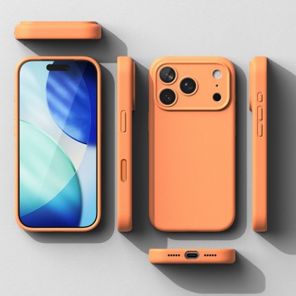 Силиконов кейс с MagSafe за iPhone 17 Pro Max от Ringke Silicone Magnetic - Tangerine