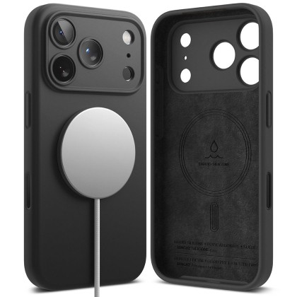 RINGKE SILICONE MAGNETIC MAGSAFE IPHONE 17 PRO BLACK