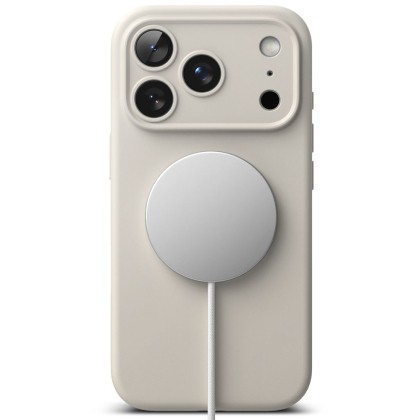 Силиконов кейс с MagSafe за iPhone 17 Pro от Ringke Silicone Magnetic - Stone