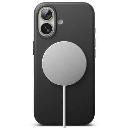 Силиконов кейс с MagSafe за iPhone 17 от Ringke Silicone Magnetic - Black