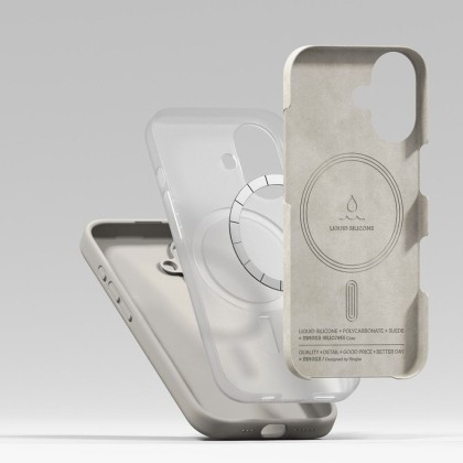 RINGKE SILICONE MAGNETIC MAGSAFE IPHONE 17 STONE