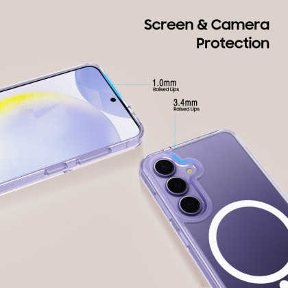 Хибриден кейс с MagSafe за Samsung Galaxy A17 (4G/5G) от Tech-Protect Flexair Hybrid - Clear
