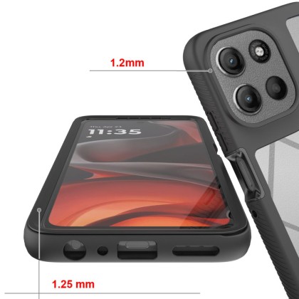 360 градусов кейс за Motorola Moto G56 5G от Tech-Protect Defense - Black