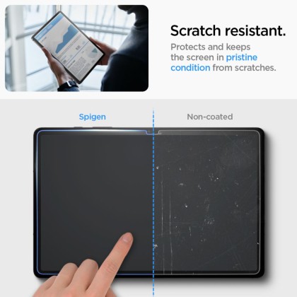 SZKŁO HARTOWANE SPIGEN GLAS.TR ”EZ FIT” GALAXY TAB S9 11.0 / S9 FE / S10 FE / S10 LITE 10.9 X710 / X716B / X510 / X516B / X520 / X526 / X400 / X406 CLEAR