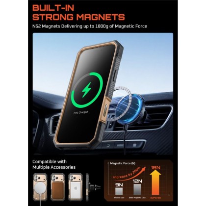 SUPCASE UB GRIP PRO MAG MAGSAFE IPHONE 17 PRO DESERT GOLD