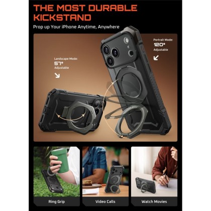 SUPCASE UB GRIP MAG MAGSAFE IPHONE 17 PRO MAX GREY