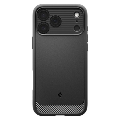 Удароустойчив кейс с MagSafe за iPhone 17 Pro Max от Spigen Rugged Armor Mag - Matte Black