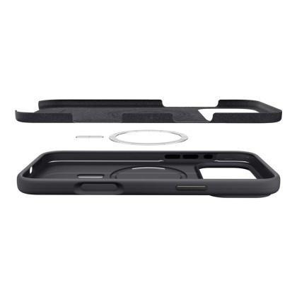 Силиконов кейс с МagSafe за iPhone 17 Pro Max от Spigen Fit - Black