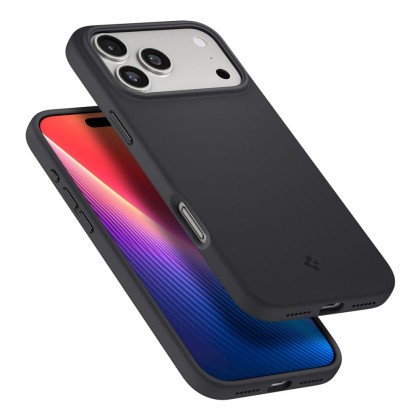 Силиконов кейс с МagSafe за iPhone 17 Pro Max от Spigen Fit - Black