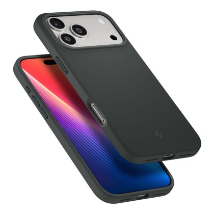 SPIGEN SILICONE FIT MAG MAGSAFE IPHONE 17 PRO MAX ABYSS GREEN