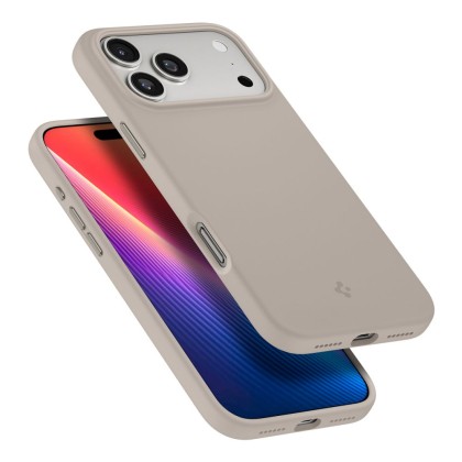 Силиконов кейс с МagSafe за iPhone 17 Pro Max от Spigen Fit - Stone
