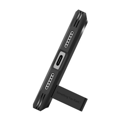  Удароустойчив кейс с MagSafe за iPhone 17 Pro Max от Spigen Tough Armor T Mag - Black