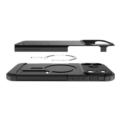  Удароустойчив кейс с MagSafe за iPhone 17 Pro Max от Spigen Tough Armor T Mag - Black
