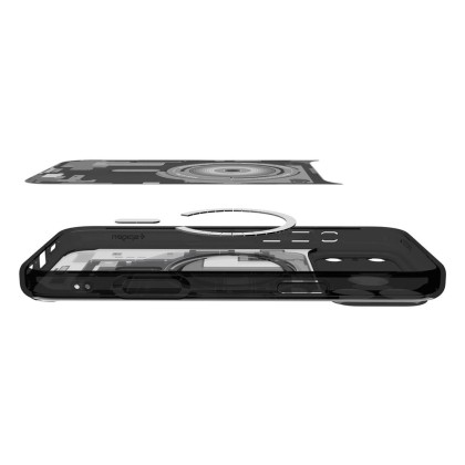Удароустойчив кейс с MagSafe за iPhone 17 Pro Max от Spigen Ultra Hybrid - Zero One Black