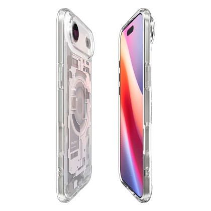 Удароустойчив кейс с MagSafe за iPhone Air от Spigen Ultra Hybrid - Zero One White