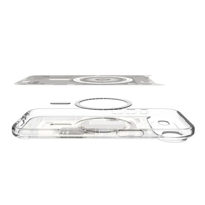 Удароустойчив кейс с MagSafe за iPhone Air от Spigen Ultra Hybrid - Zero One Natural Titanium