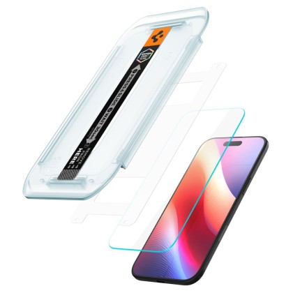 SZKŁO HARTOWANE SPIGEN GLAS.TR ”EZ FIT” 2-PACK  IPHONE AIR CLEAR