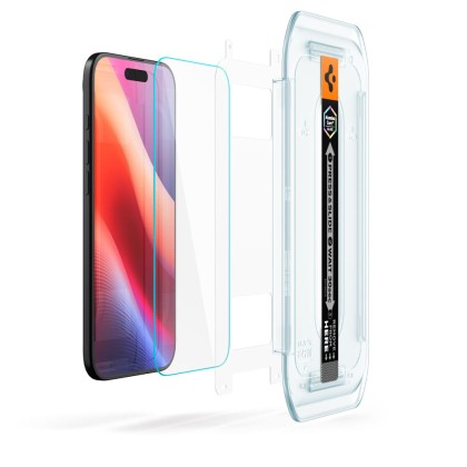 SZKŁO HARTOWANE SPIGEN GLAS.TR ”EZ FIT” 2-PACK  IPHONE AIR CLEAR