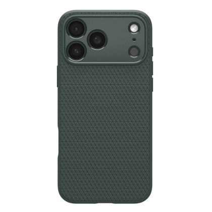 Силиконов кейс за iPhone 17 Pro от Spigen Liquid Air - Abyss Green