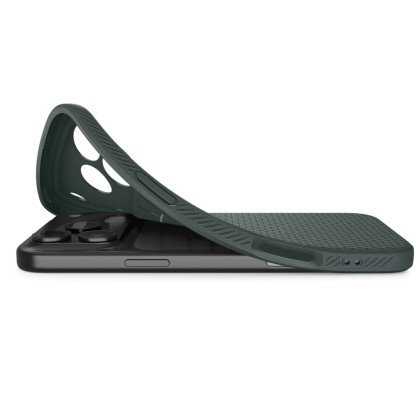 Силиконов кейс за iPhone 17 Pro от Spigen Liquid Air - Abyss Green