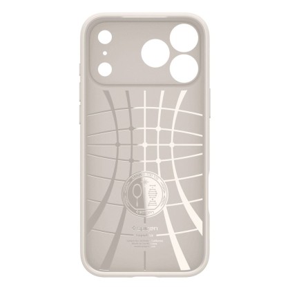 Силиконов кейс за iPhone 17 Pro от Spigen Liquid Air - Natural Titanium