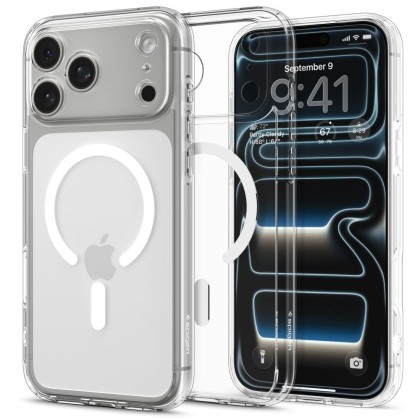 SPIGEN ULTRA HYBRID MAG MAGSAFE IPHONE 17 PRO CLEAR/WHITE