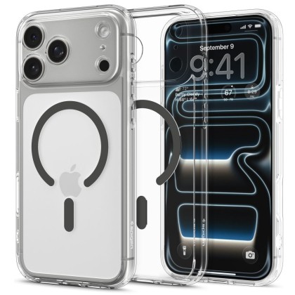SPIGEN ULTRA HYBRID MAG MAGSAFE IPHONE 17 PRO CLEAR/GRAPHITE