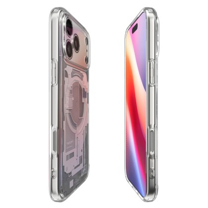 Удароустойчив кейс с MagSafe за iPhone 17 Pro от Spigen Ultra Hybrid - Zero One White