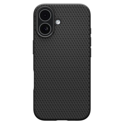Силиконов кейс за iPhone 17 от Spigen Liquid Air - Matte Black