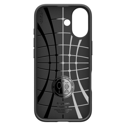 Силиконов кейс за iPhone 17 от Spigen Liquid Air - Matte Black