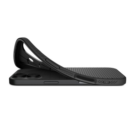 Силиконов кейс за iPhone 17 от Spigen Liquid Air - Matte Black
