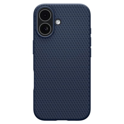 Силиконов кейс за iPhone 17 от Spigen Liquid Air - Navy Blue