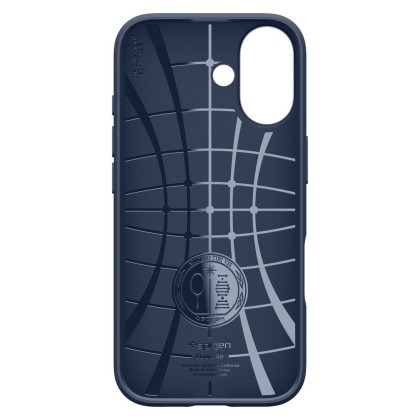 Силиконов кейс за iPhone 17 от Spigen Liquid Air - Navy Blue