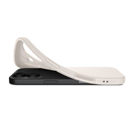 Силиконов кейс за iPhone 17 от Spigen Liquid Air - Natural Titanium