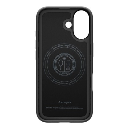 Тънък кейс с MagSafe за iPhone 17 от Spigen Thin Fit Mag - Black