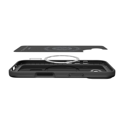 Тънък кейс с MagSafe за iPhone 17 от Spigen Thin Fit Mag - Black