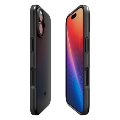 Тънък кейс с MagSafe за iPhone 17 от Spigen Thin Fit Mag - Black