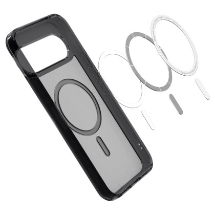 Удароустойчив кейс с MagSafe пръстен за Google Pixel 10 Pro XL от Spigen Ultra Hybrid Mag - Frost Black